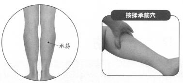 小腿肚抽筋按摩